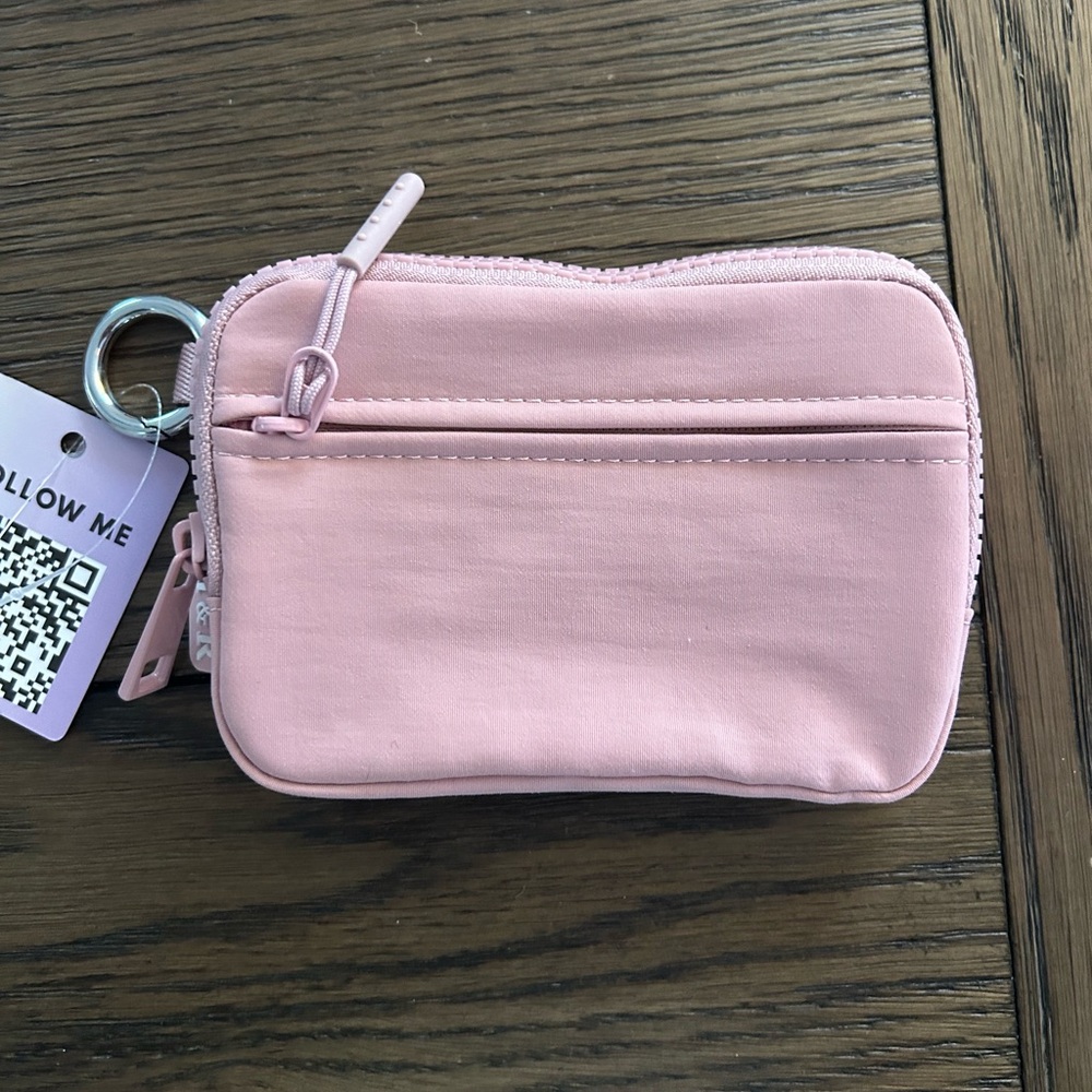 Pink Key & Card Holder